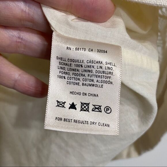 Moulinette Soeurs Off White Lacy Leaf Insert Skirt - Picture 2 of 7